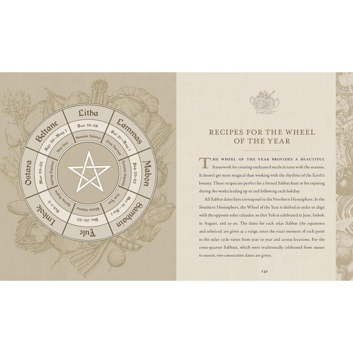 Wiccan Kitchen: A Guide to Magical Cooking & Recipes - A Cookbook