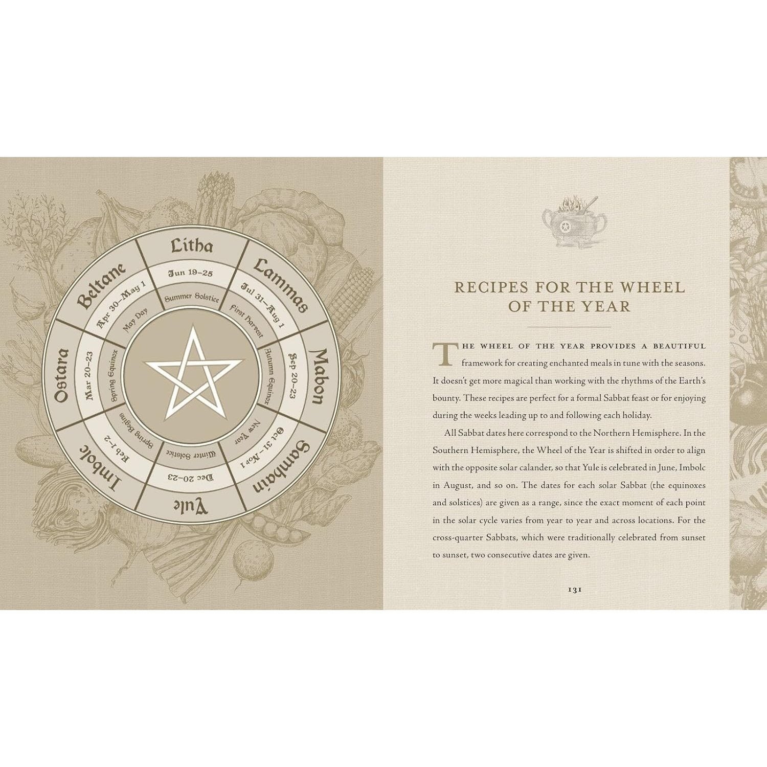 Wiccan Kitchen: A Guide to Magical Cooking & Recipes - A Cookbook