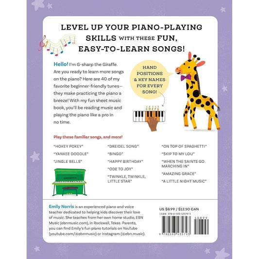 My First Piano Sheet Music: Easy, Fun-To-Play Popular Songs for Kids (My First Piano Books) (Spiral Bound)