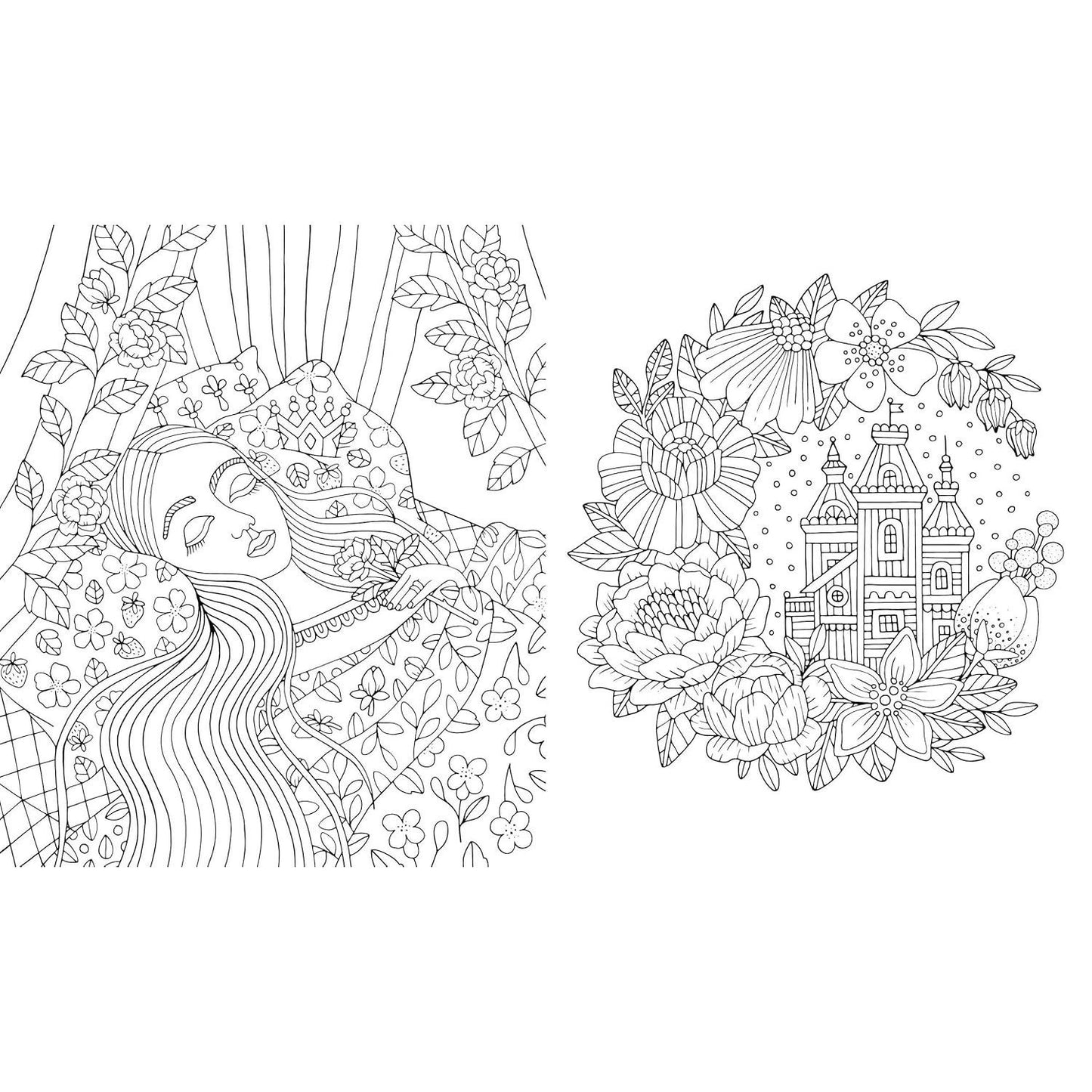 Fairy Tales & Folklore Coloring Book: A Magical Journey Inspired by Scandinavian Fables