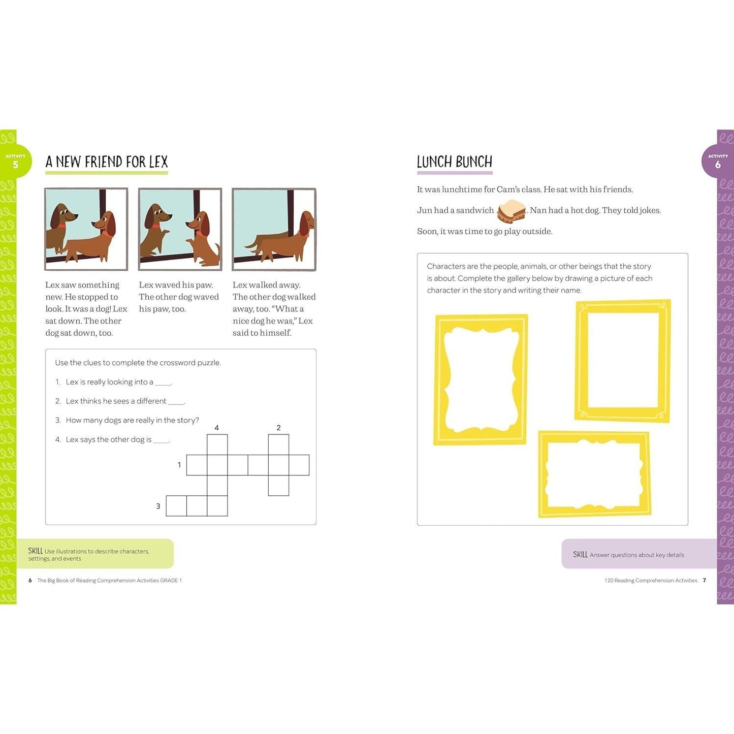 The Big Book of Reading Comprehension Activities, Grade 1: 120 Activities for After-School and Summer Reading Fun (Reading Comprehension Activities) (Spiral Bound)