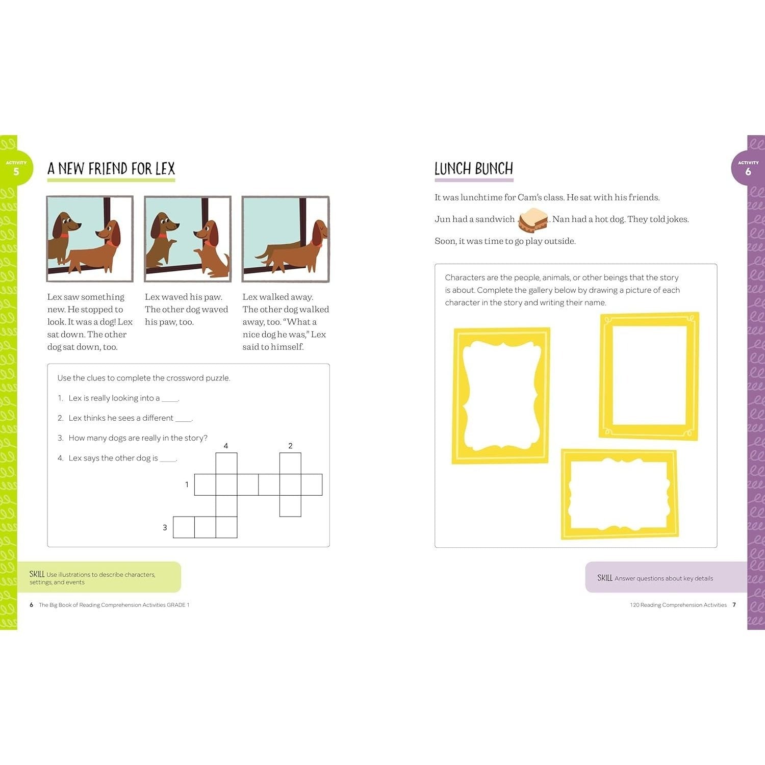 The Big Book of Reading Comprehension Activities, Grade 1: 120 Activities for After-School and Summer Reading Fun (Reading Comprehension Activities) (Spiral Bound)