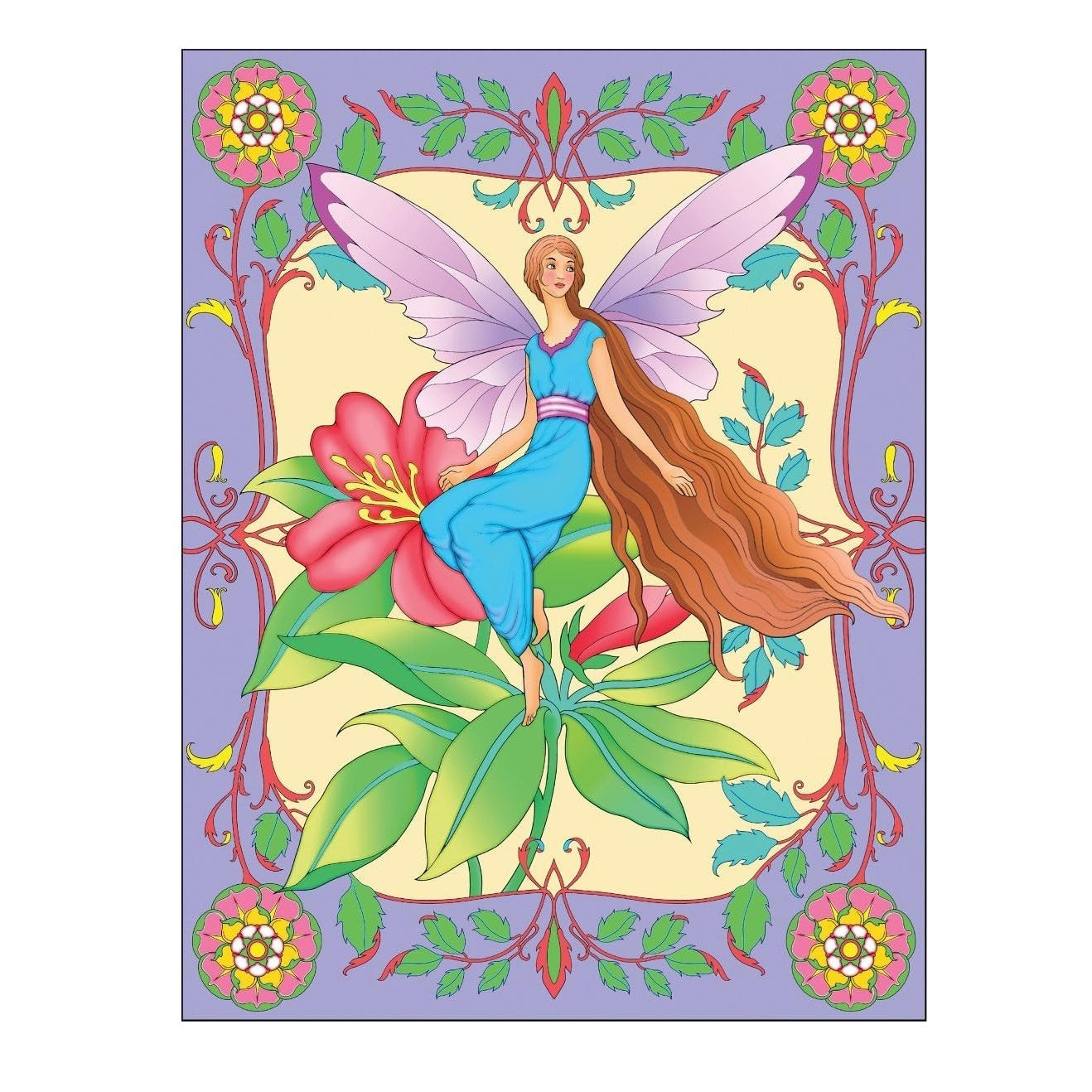 Creative Haven Fairy Gardens Coloring Book