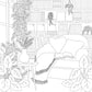 Cozy Bookshops: Colouring Book