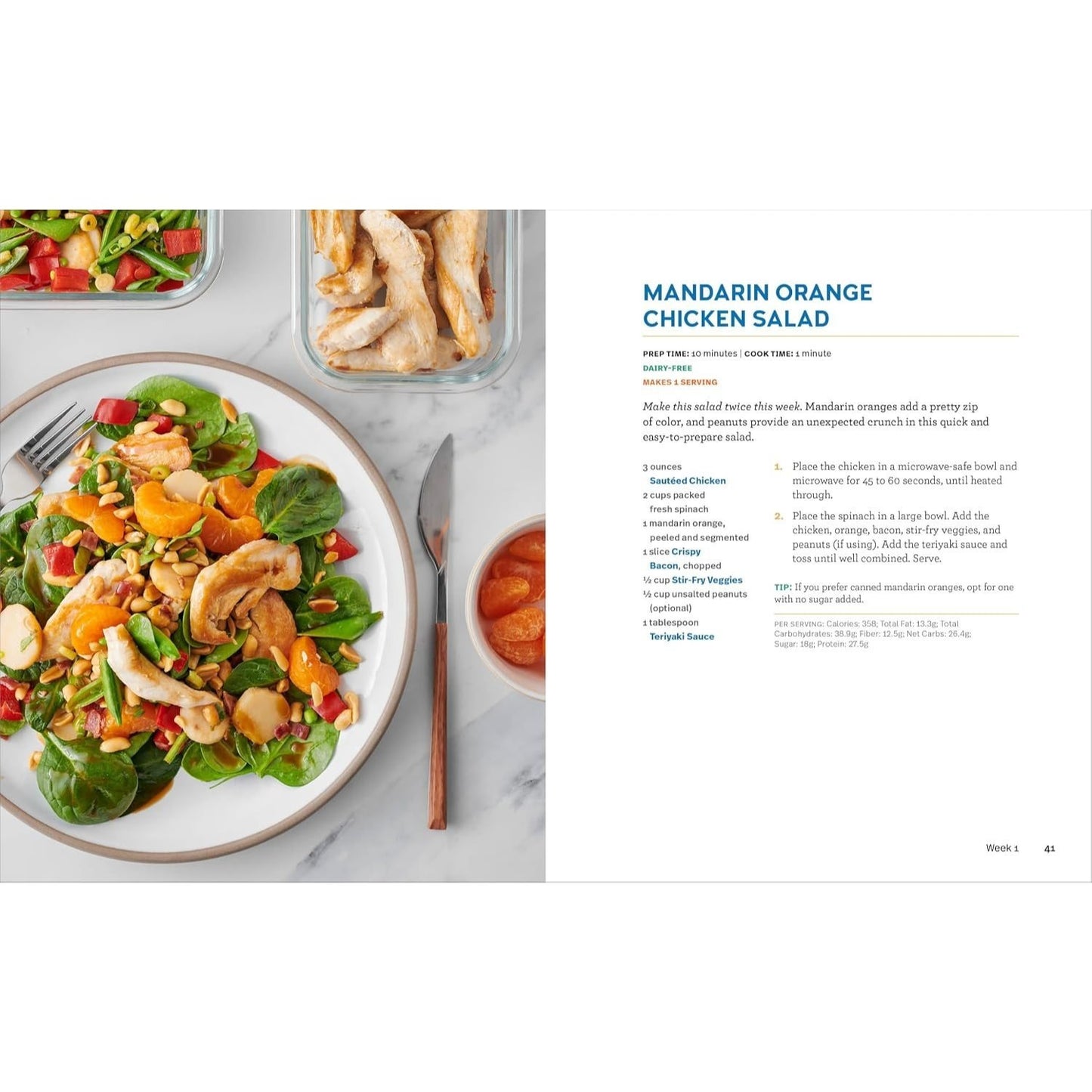 Meal Prep Diabetes Cookbook: 4 Weeks of Easy Meal Plans