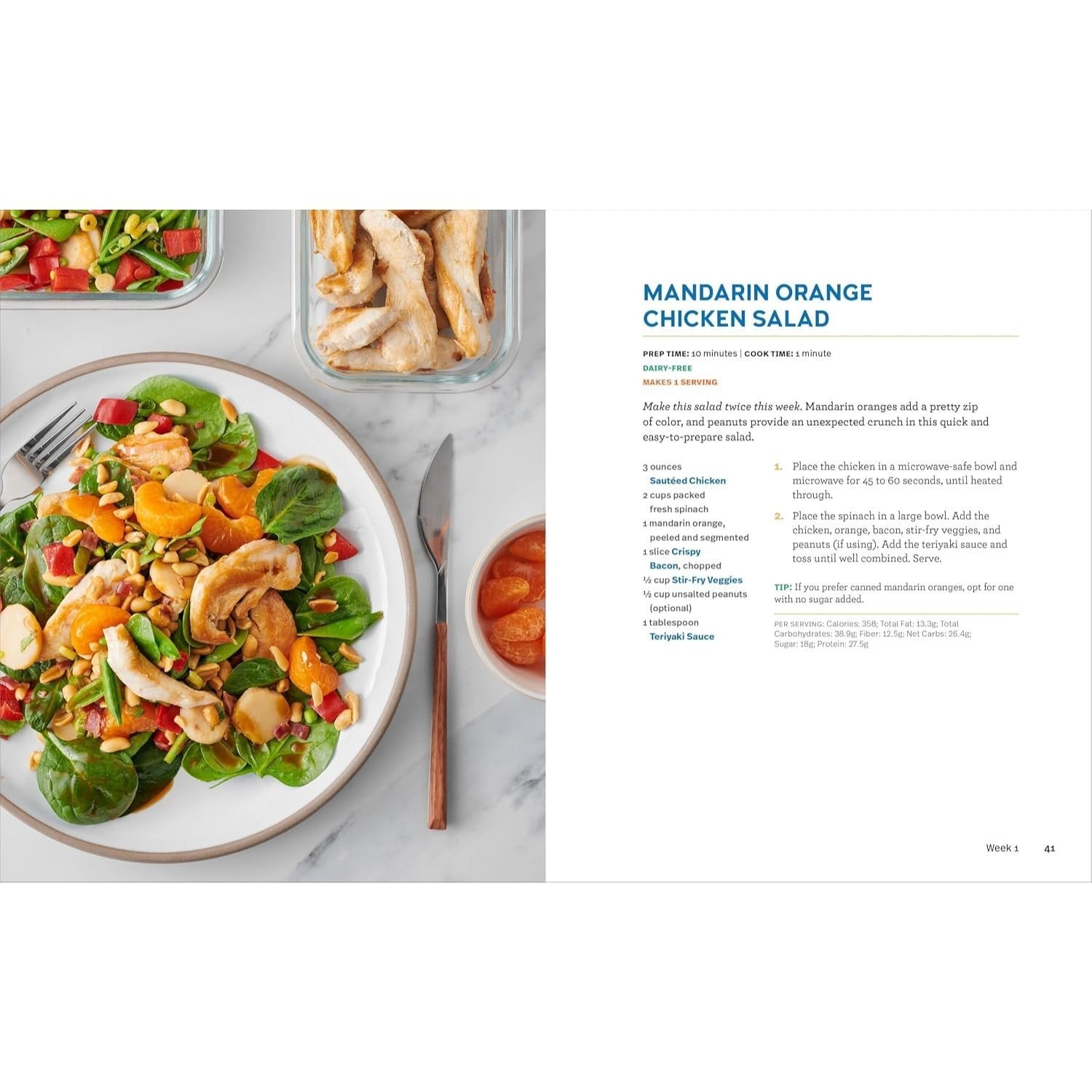 Meal Prep Diabetes Cookbook: 4 Weeks of Easy Meal Plans