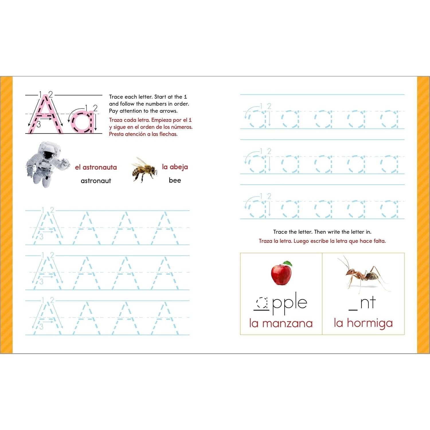 My First Bilingual Learn-To-Write Workbook: English-Spanish Bilingual Practice for Kids: Line Tracing, Letters, Numbers, and More! (My First Preschool Skills Workbooks) (Spiral Bound)