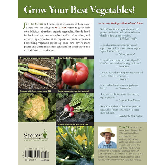 The Vegetable Gardener's Bible, 2nd Edition: Discover Ed's High-Yield W-O-R-D System for All North American Gardening Regions: Wide Rows, Organic Methods, (10TH ed.) (Spiral Bound)