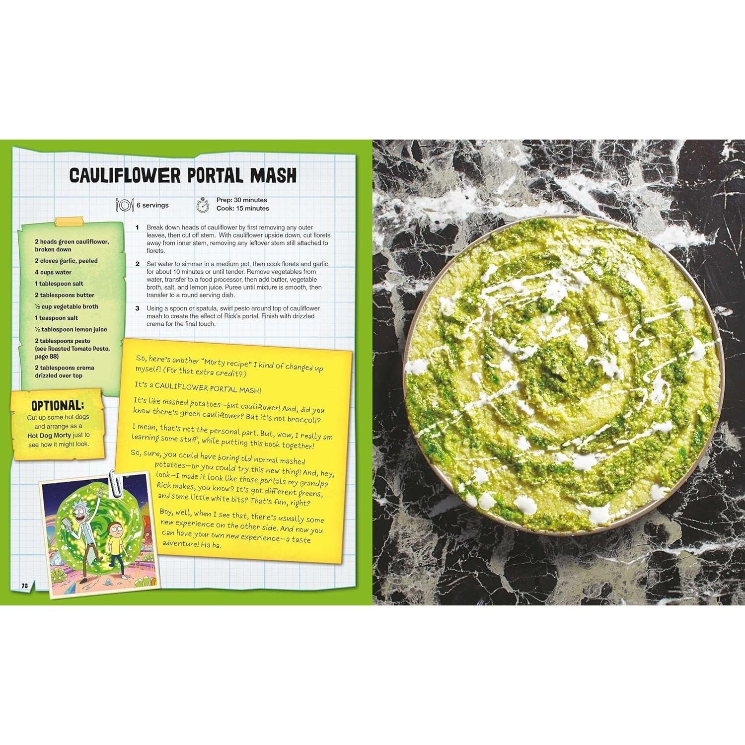 Rick and Morty: The Official Cookbook: (Rick & Morty Season 5, Rick and Morty Gifts, Rick and Morty Pickle Rick)