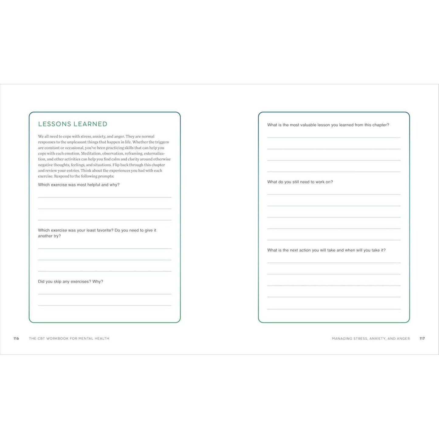 The CBT Workbook for Mental Health: Evidence-Based Exercises to Transform Negative Thoughts and Manage Your Well-Being (Spiral Bound)