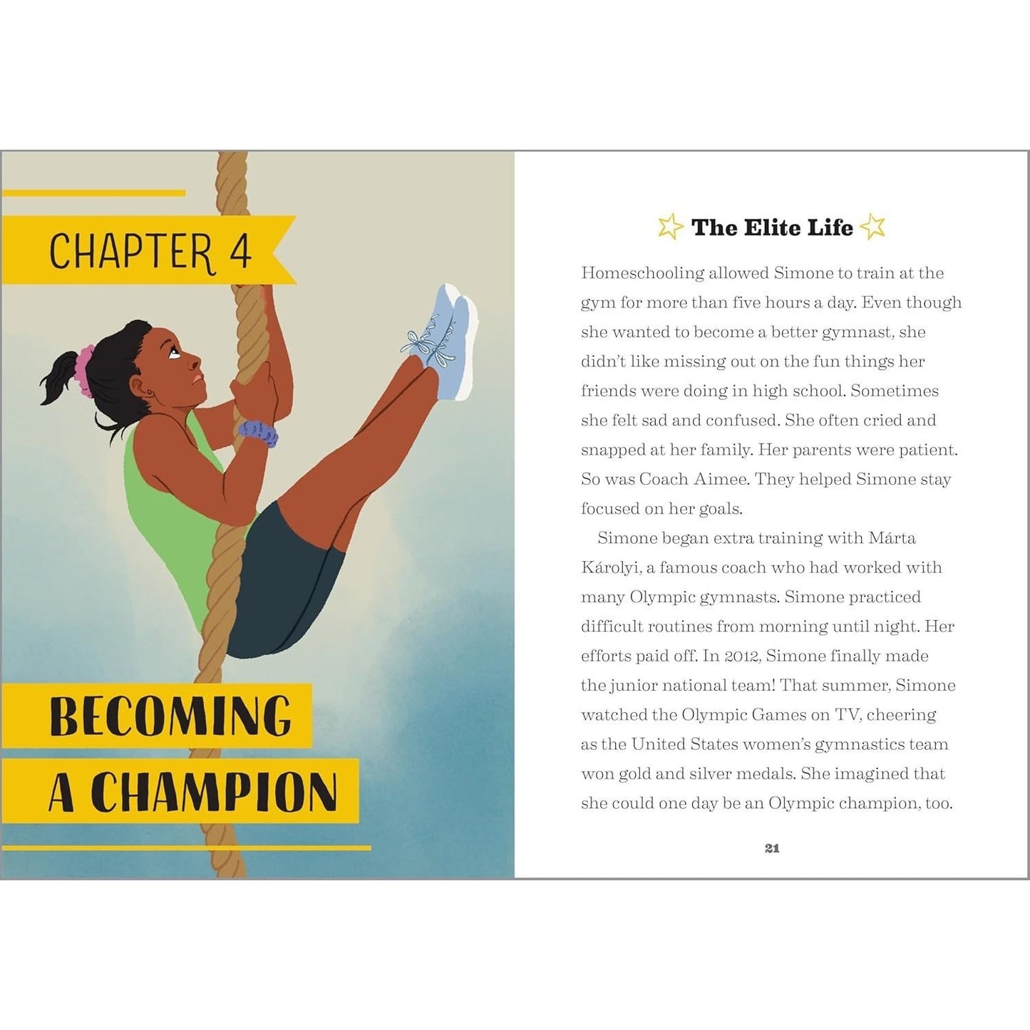 The Story of Simone Biles: An Inspiring Biography for Young Readers