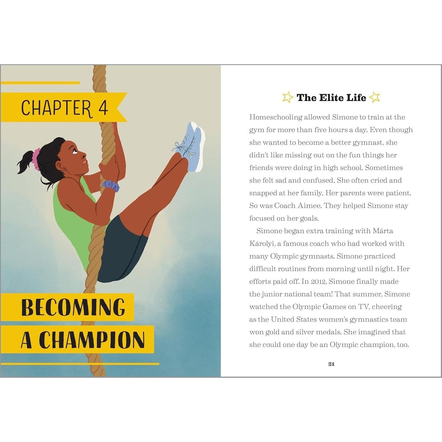 The Story of Simone Biles: An Inspiring Biography for Young Readers