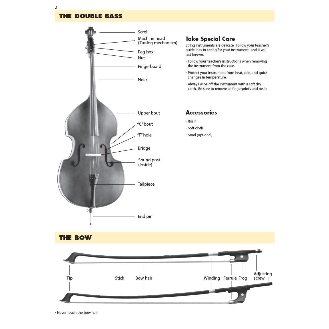 Essential Elements for Strings Double Bass Book 1 W/Eei Beginner Bass Method Book with Online Le [With CD (Audio)]