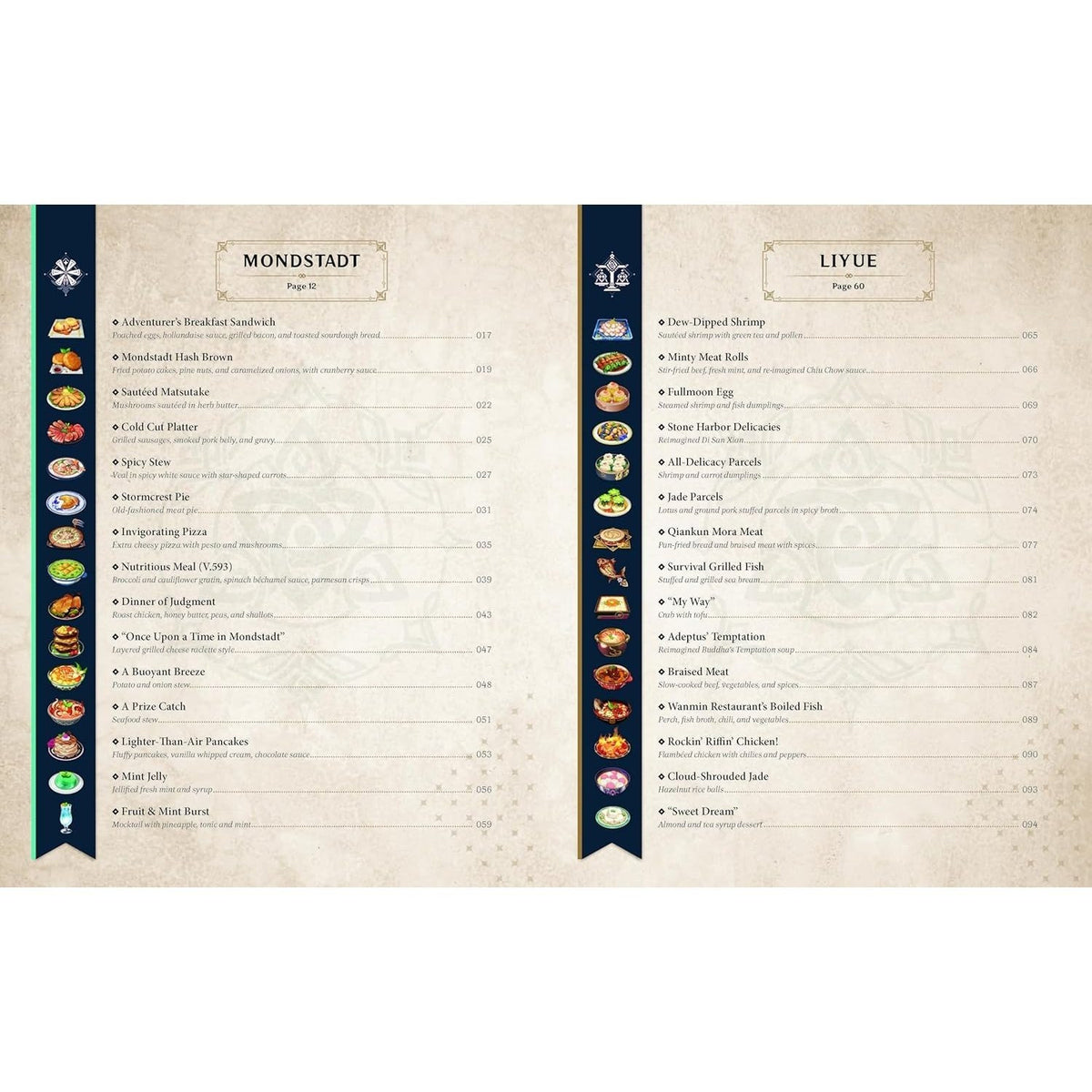Genshin Impact Official Cookbook: Culinary Journeys Across Teyvat