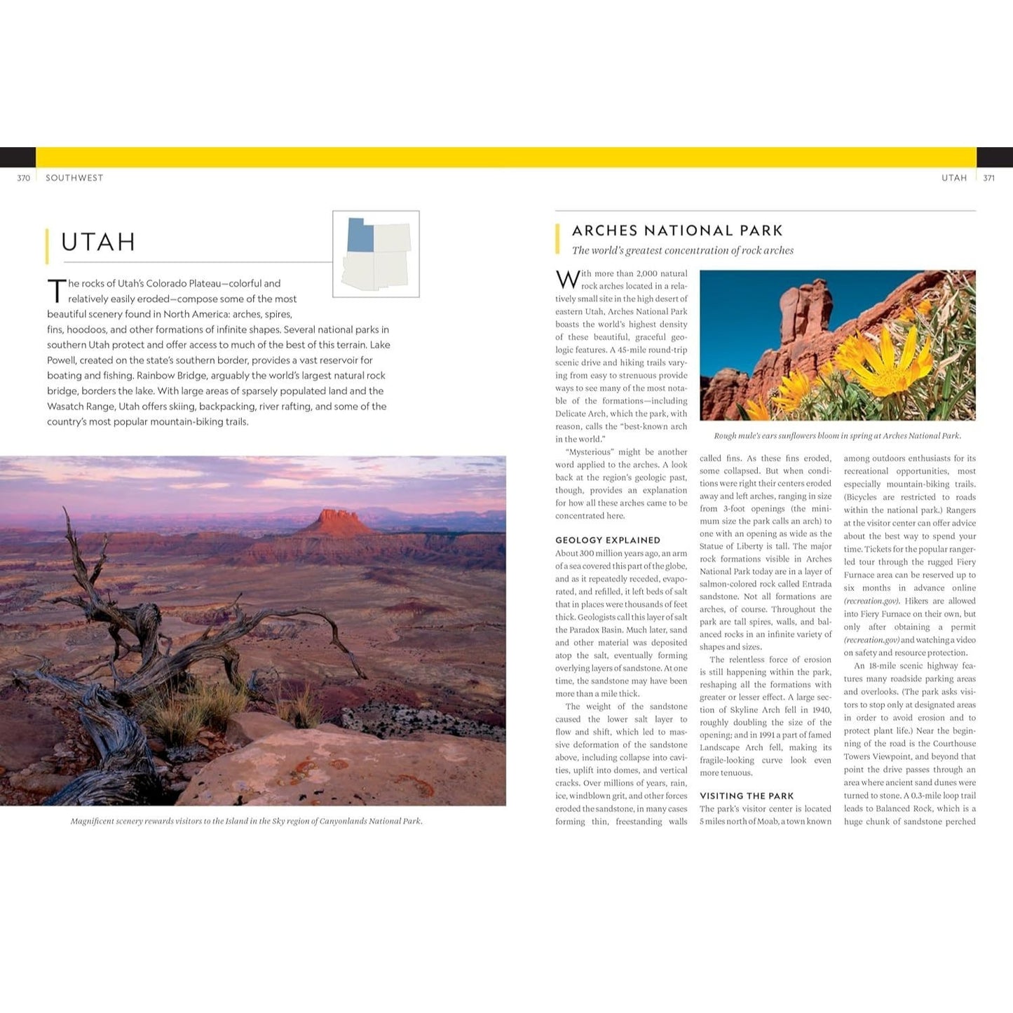 National Geographic Complete National Parks of the United States, 3rd Edition: 400+ Parks, Monuments, Battlefields, Historic Sites, Scenic Trails, Rec (Spiral Bound)