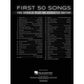 First 50 Songs You Should Play on Acoustic Guitar Beginner-Friendly Chords, Tabs and Lyrics Play Free Fallin', Wish You Were Here and Stairway to Heav (Spiral Bound)