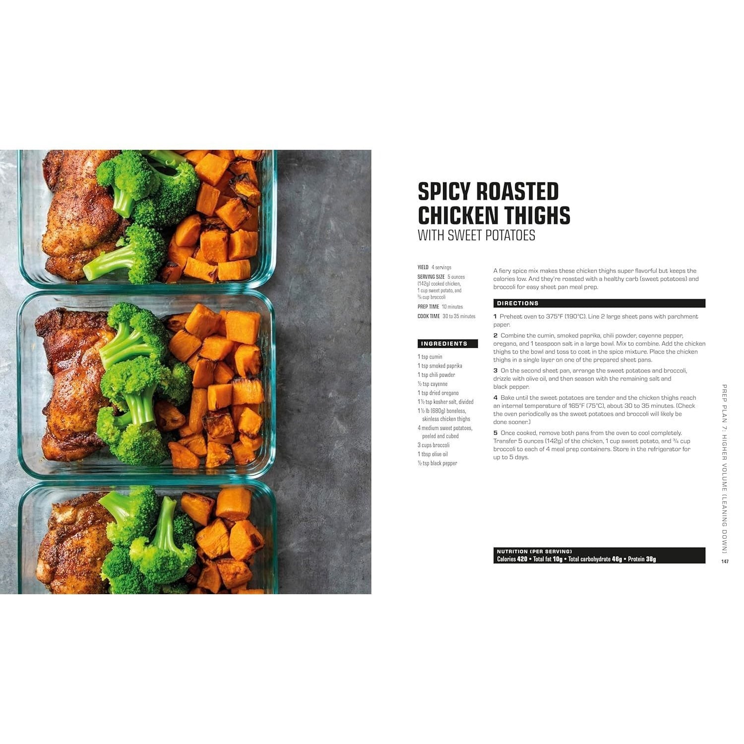 The Bodybuilder's Meal Prep Cookbook: 64 Make-Ahead Recipes and 8 Macro-Friendly Meal Plans (The Bodybuilder's Kitchen) (Spiral Bound)