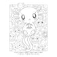 Cute Kawaii Color by Number