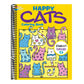 Happy Cats Coloring Book/Happy Cats Color by Number: 2 Books in 1/Flip and See!