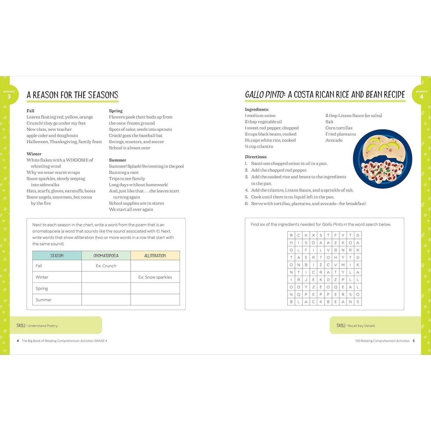 The Big Book of Reading Comprehension Activities, Grade 4: 100 Activities for After-School and Summer Reading Fun