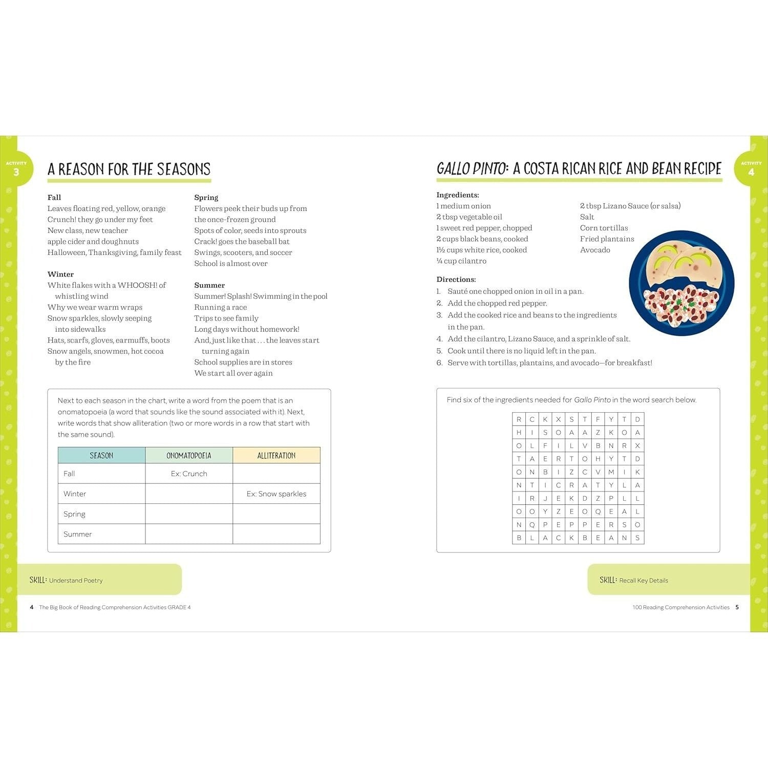 The Big Book of Reading Comprehension Activities, Grade 4: 100 Activities for After-School and Summer Reading Fun
