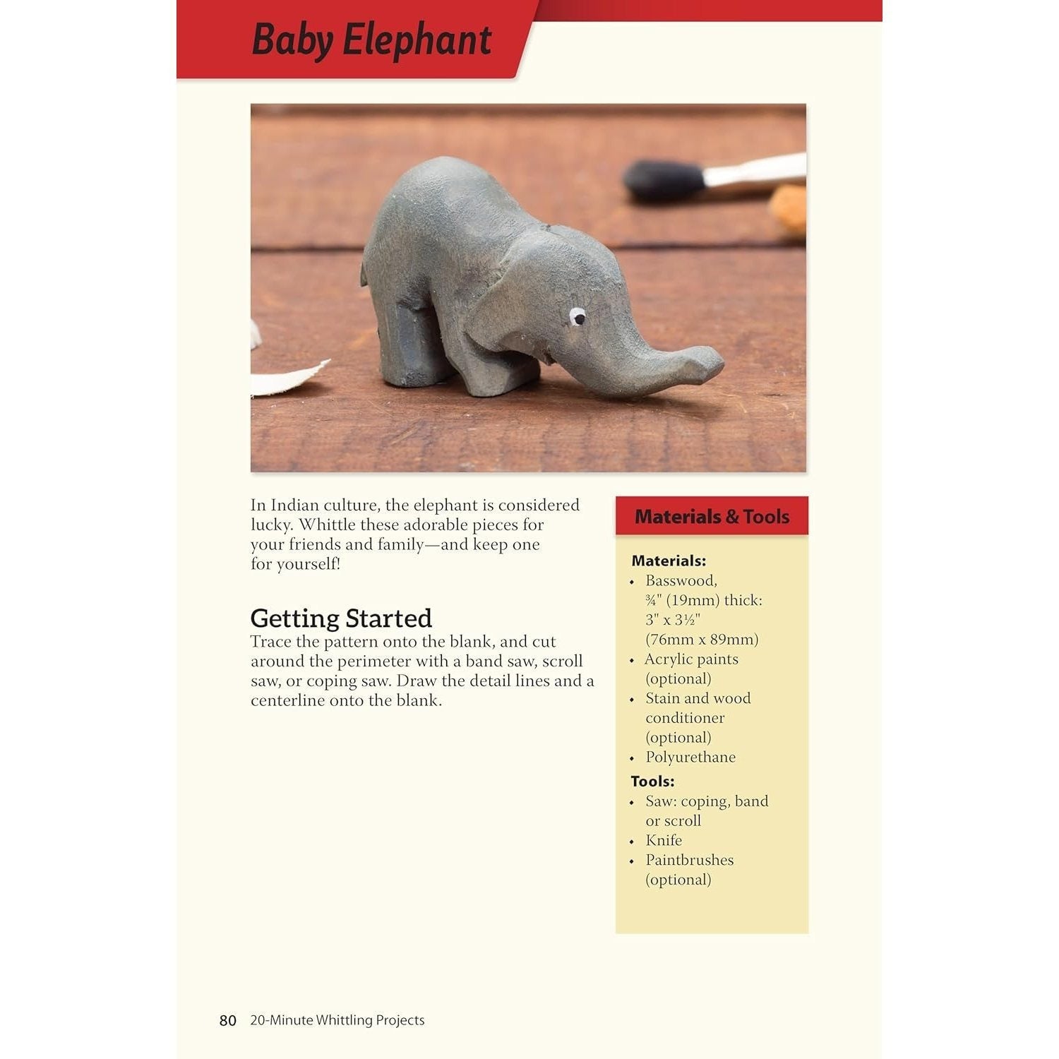 20-Minute Whittling Projects: Fun Things to Carve from Wood (Spiral Bound)