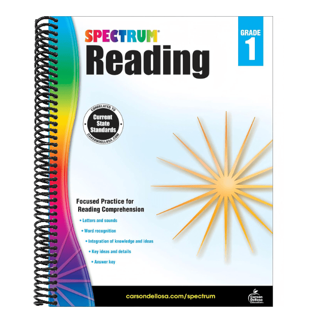 Spectrum Reading Workbook, Grade 1: Volume 20 (Spectrum) (Spiral Bound)