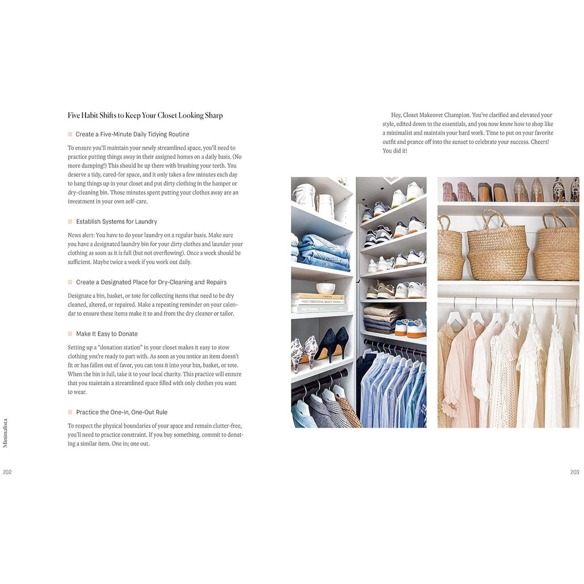 Minimalista: Your Step-By-Step Guide to a Better Home, Wardrobe, and Life (Spiral Bound)
