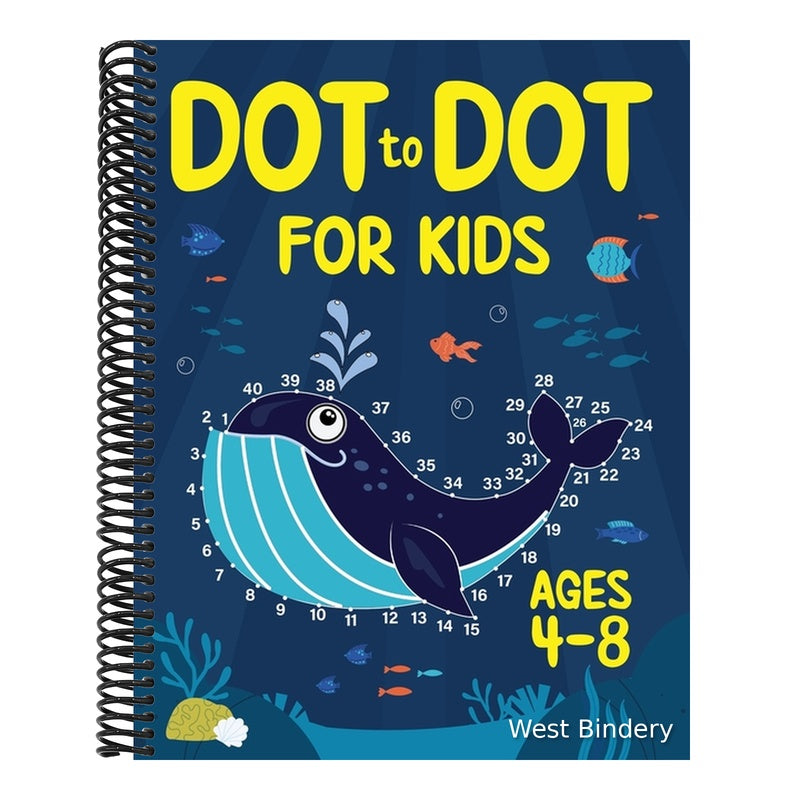 Dot to Dot for Kids Ages 4-8: 100 Fun Connect the Dots Puzzles for Children - Activity Book for Learning - Age 4-6, 6-8 Year Olds