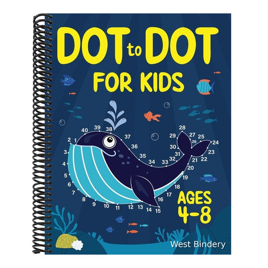 Dot to Dot for Kids Ages 4-8: 100 Fun Connect the Dots Puzzles for Children - Activity Book for Learning - Age 4-6, 6-8 Year Olds