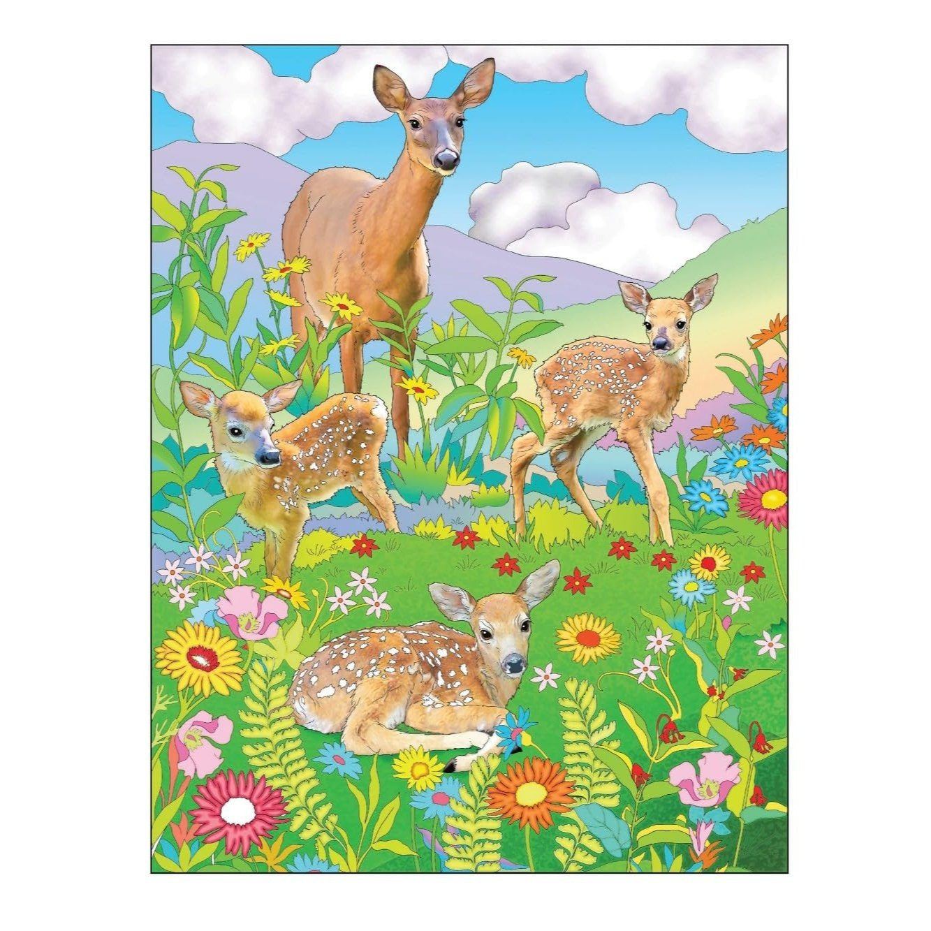 Creative Haven Lovable Baby Animals Coloring Book