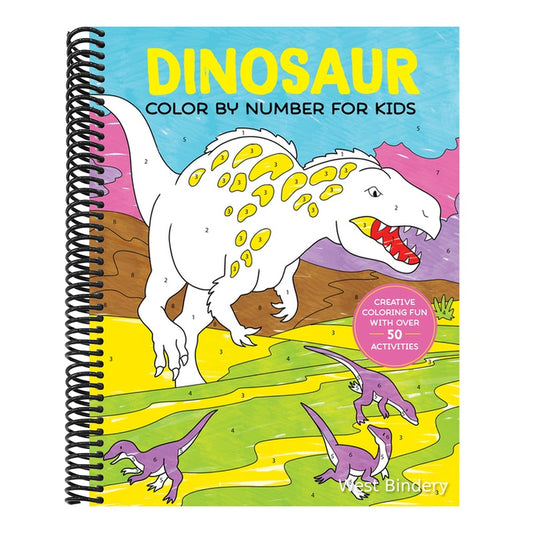 Dinosaur Color by Number for Kids: Creative Coloring Fun with Over 50 Activities