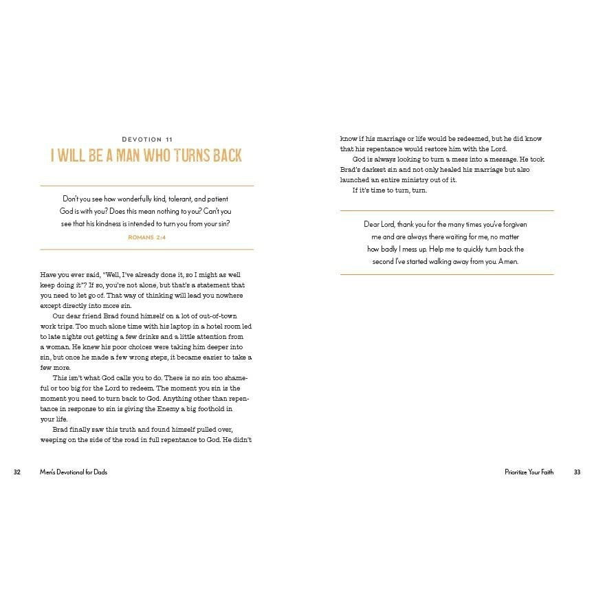 Men's Devotional for Dads: A Year of Prayers, Guidance, and Wisdom