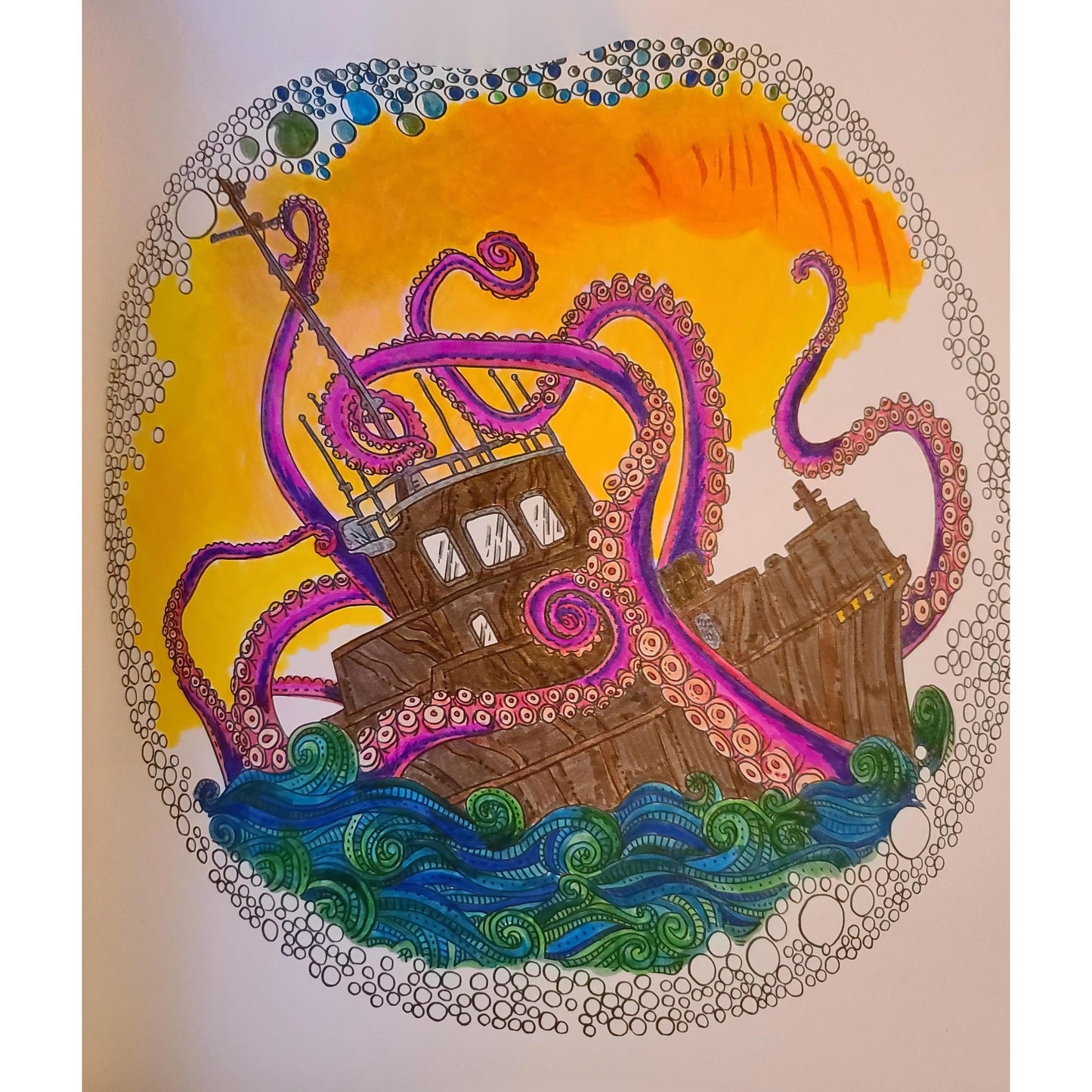 The Beauty of Horror 1: A Goregeous Coloring Book (Spiral Bound)