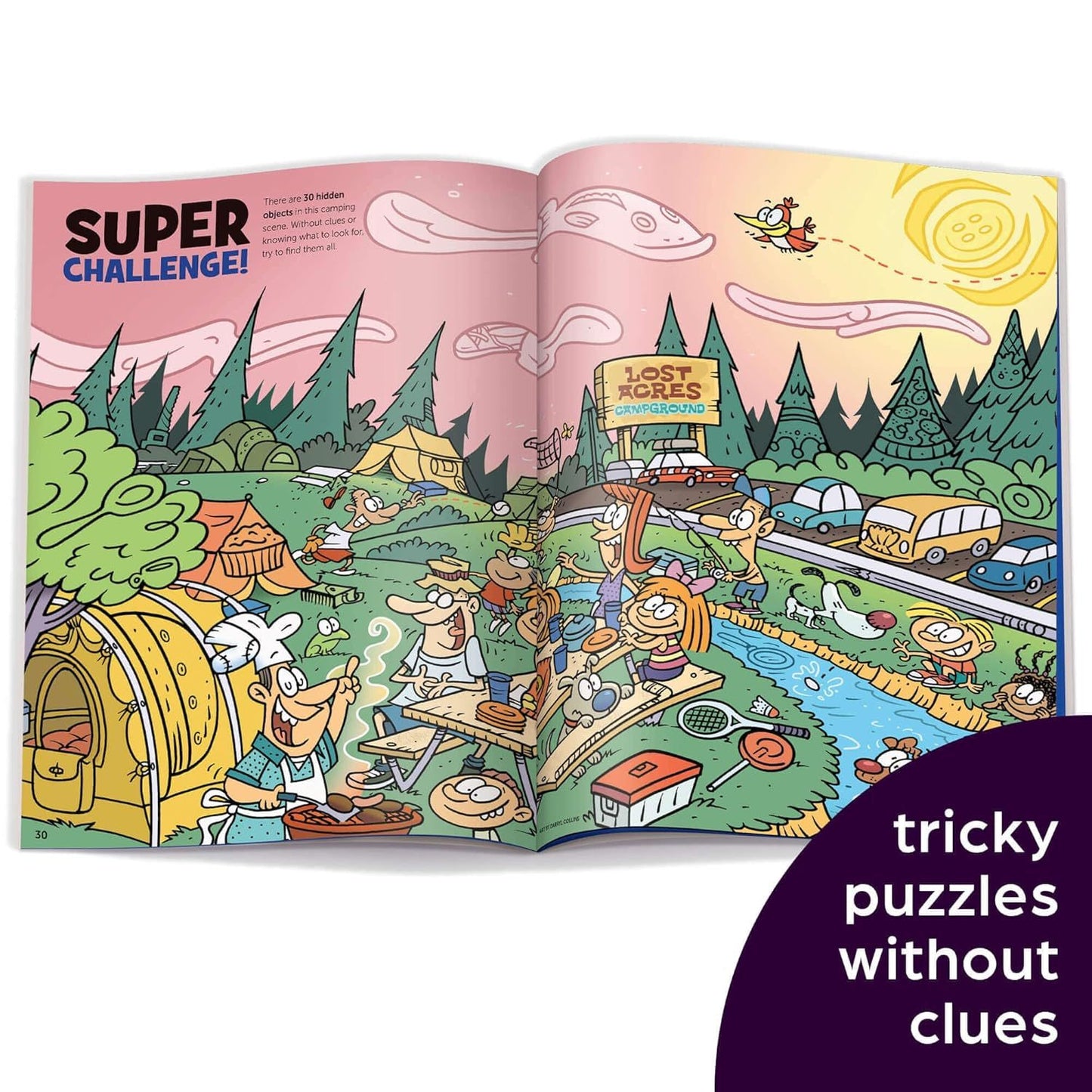 The Hardest Hidden Pictures Book Ever: Ultra-Challenging Brain Games for Kids Ages 8-12, Advanced Seek and Find Puzzles Book with Over 1,500 Hidden Object (Spiral Bound)
