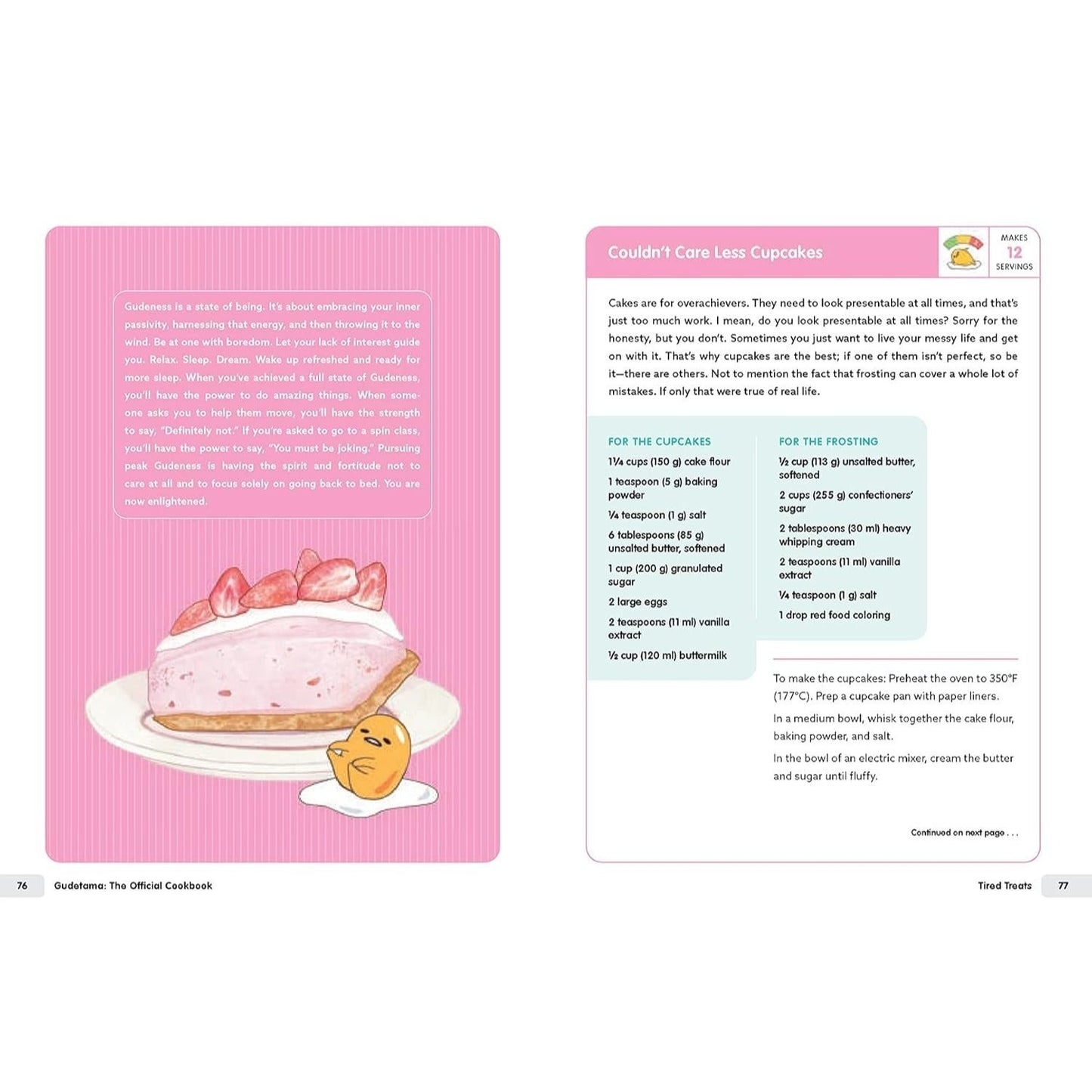 Gudetama: The Official Cookbook: Recipes for Living a Lazy Life