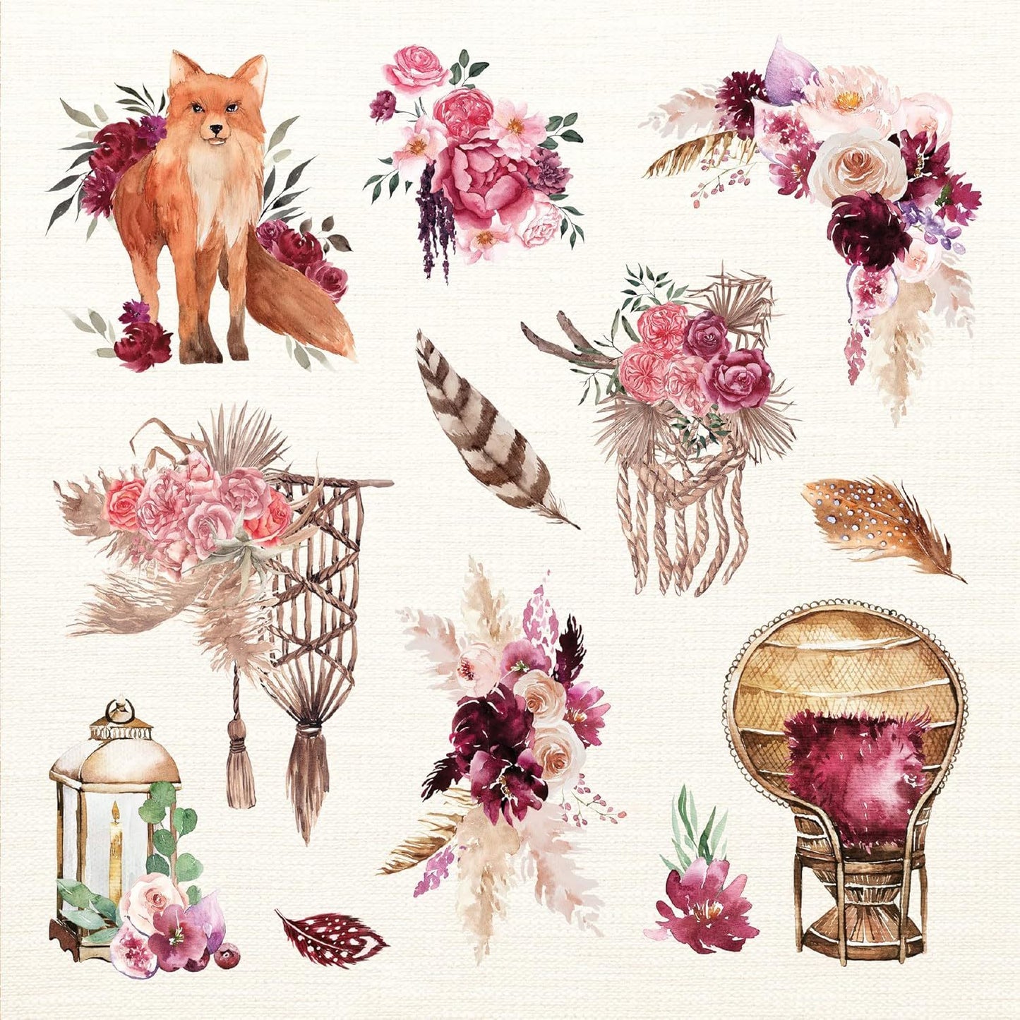Boho Dreams Sticker Book: A Free-Spirited Sticker Book