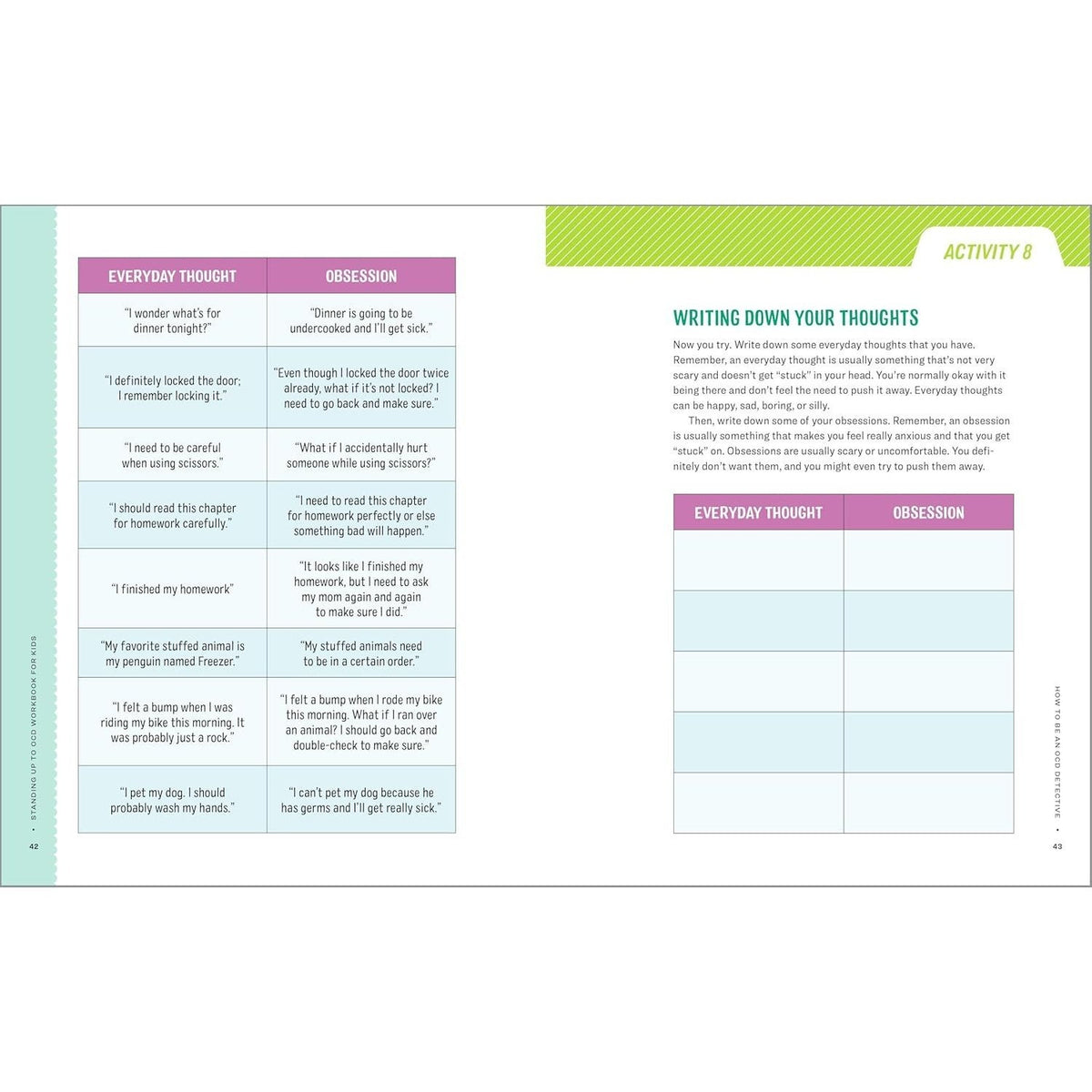 Standing Up to Ocd Workbook for Kids: 40 Activities to Help Children Stop Unwanted Thoughts, Control Compulsive Behaviors, and Overcome Anxiety