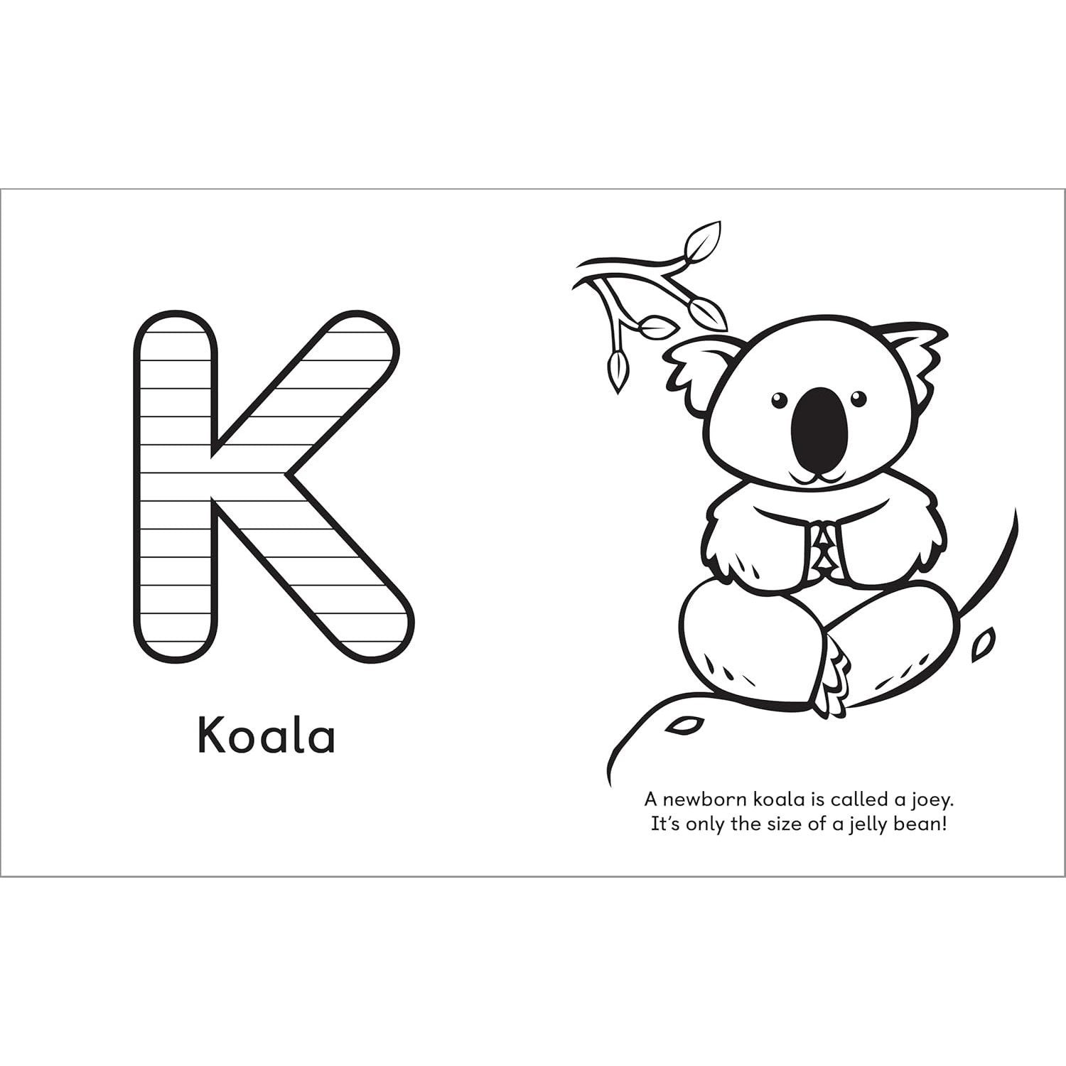 A is for Animals!: Preschool Coloring Book (Spiral Bound)