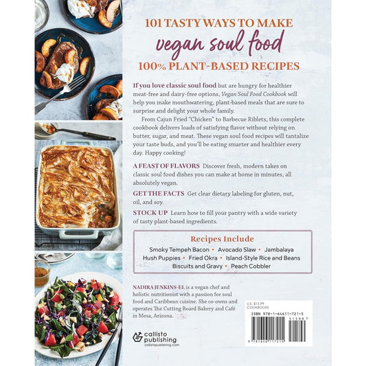 Vegan Soul Food Cookbook: Plant-Based, No-Fuss Southern Favorites (Spiral Bound)