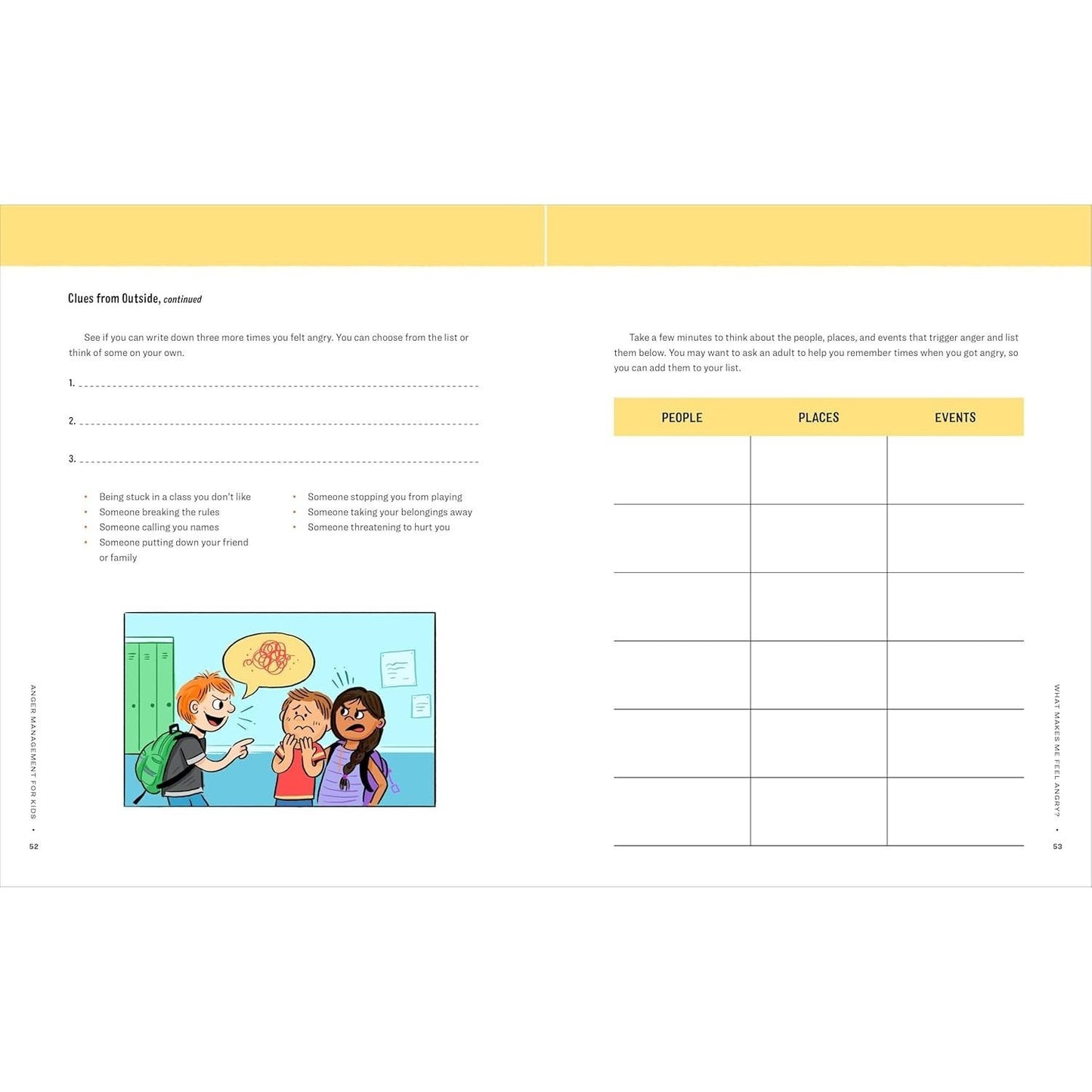 Anger Management Workbook for Kids: 50 Fun Activities to Help Children Stay Calm and Make Better Choices When They Feel Mad (Health and Wellness Workbooks for Kids) (Spiral Bound)