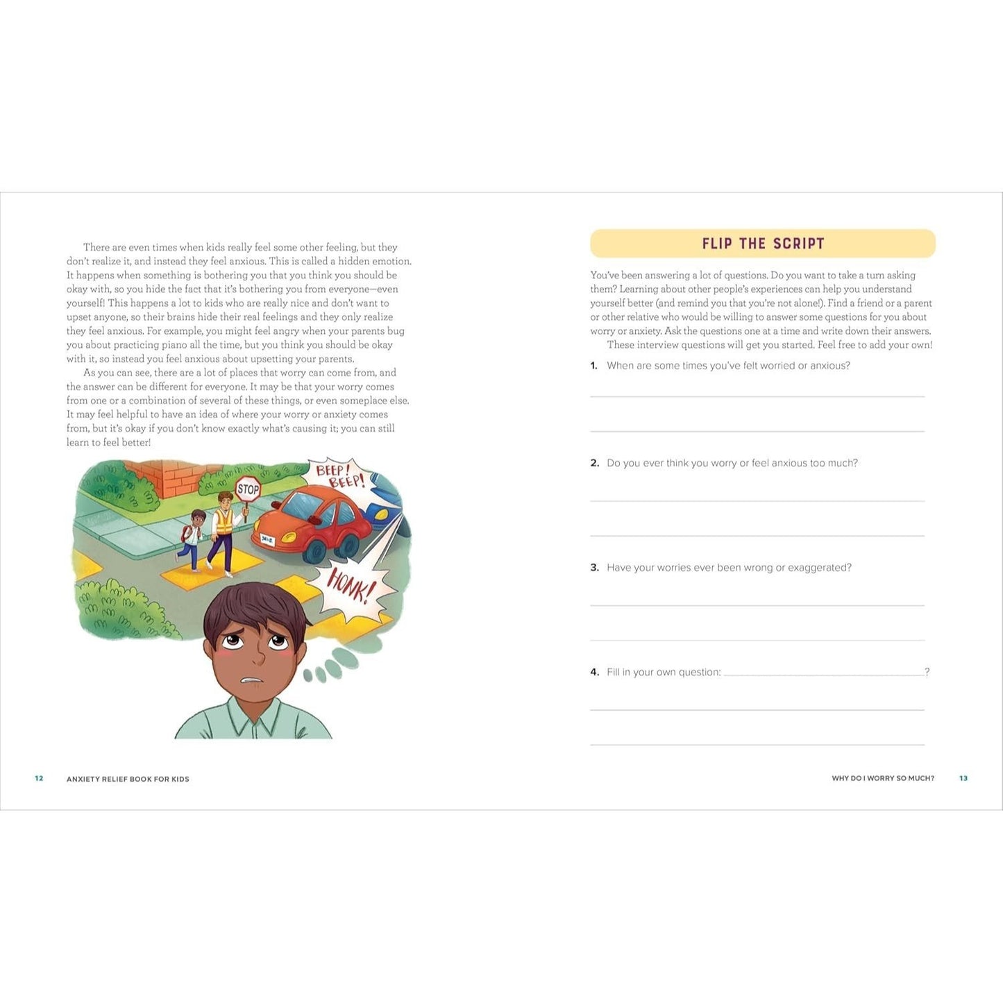 Anxiety Relief Book for Kids: Activities to Understand and Overcome Worry, Fear, and Stress