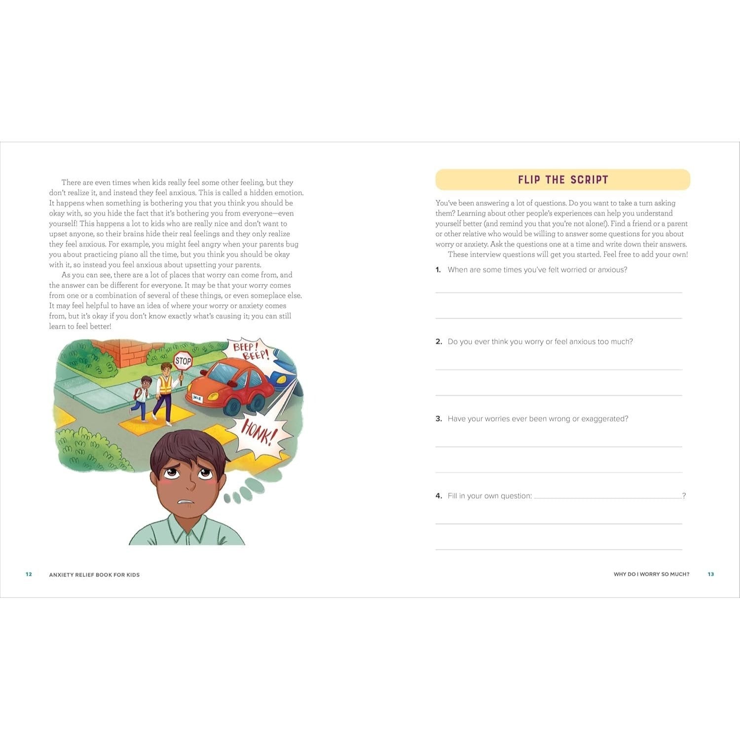 Anxiety Relief Book for Kids: Activities to Understand and Overcome Worry, Fear, and Stress