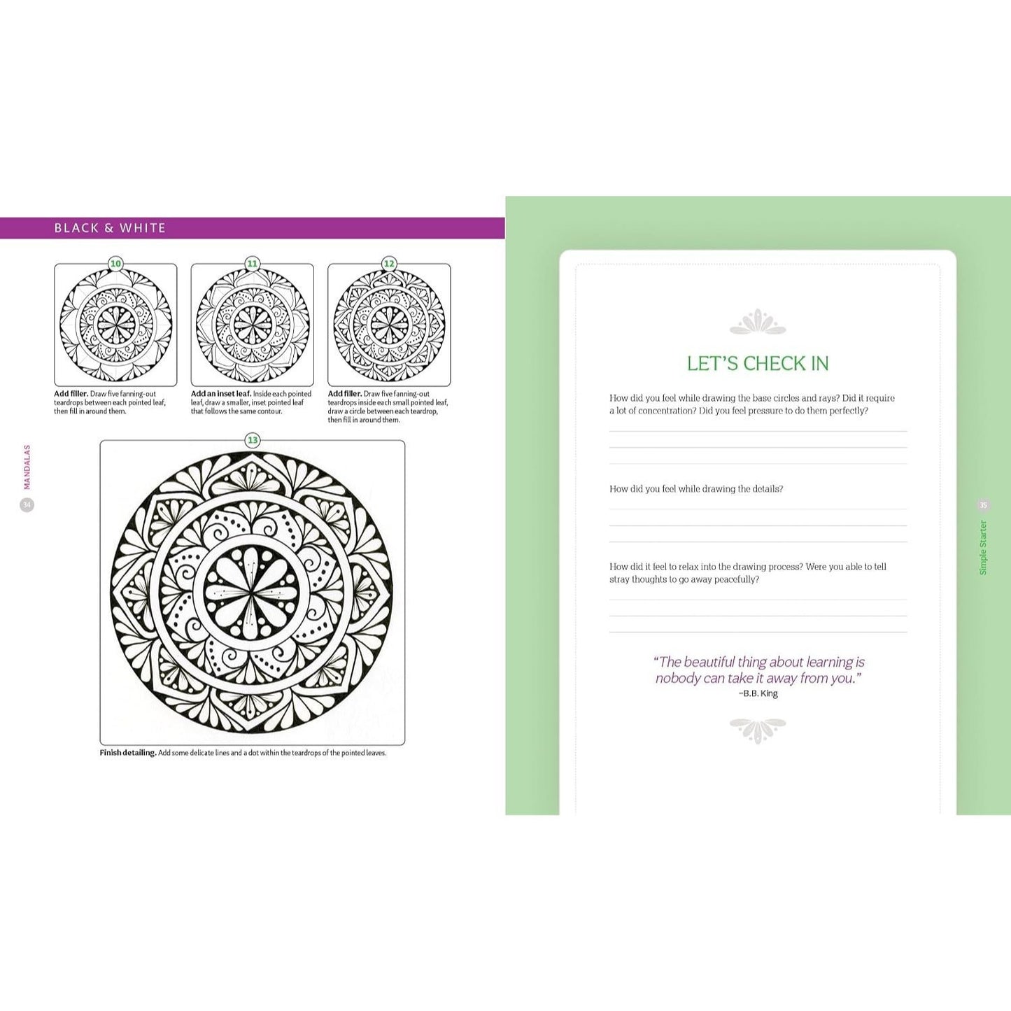 A Bright & Beautiful Guide to Drawing Mandalas: 30 Step-By-Step Tutorials to Unlock the Meditative Magic of Drawing Repeat Patterns