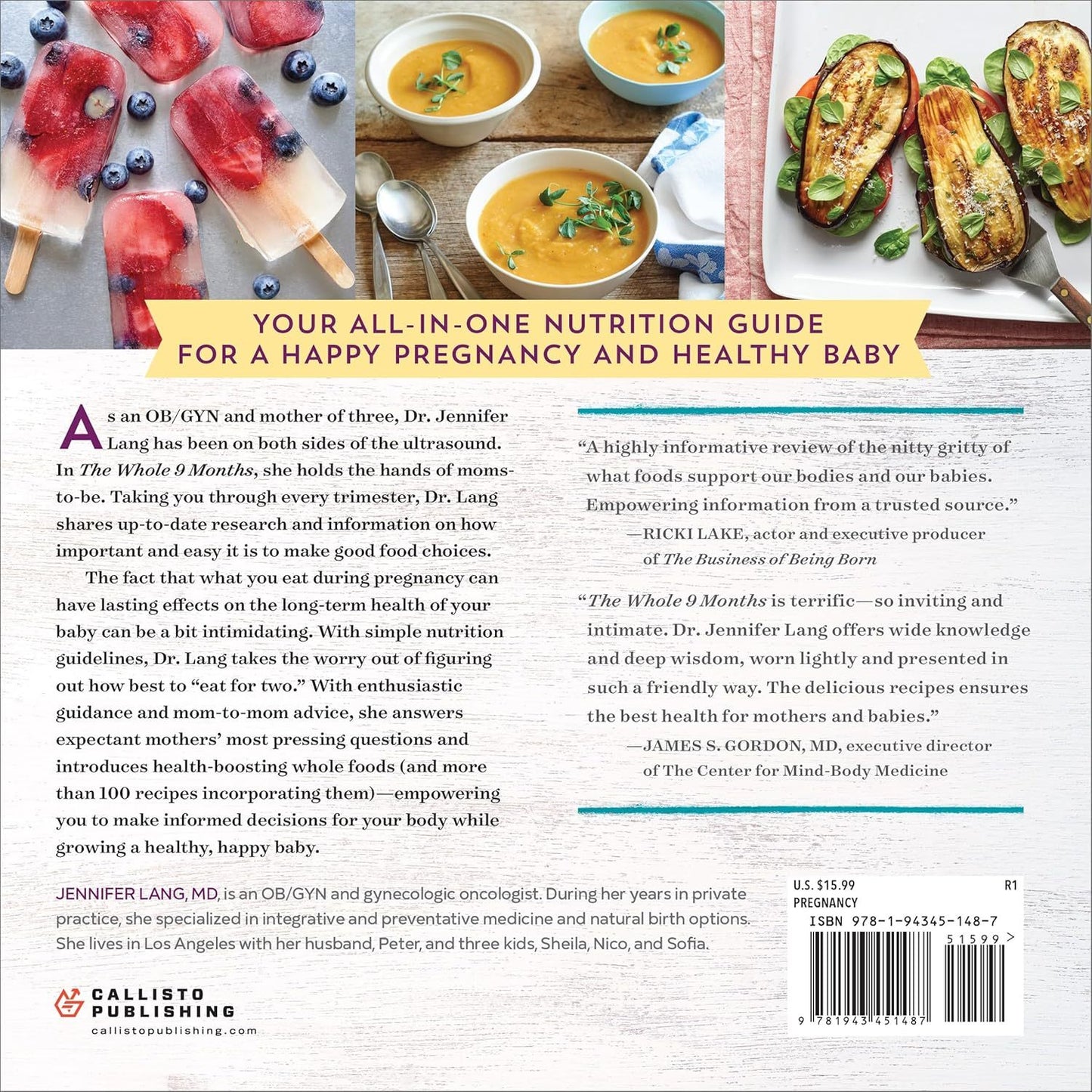 The Whole 9 Months: A Week-By-Week Pregnancy Nutrition Guide with Recipes for a Healthy Start (Spiral Bound)