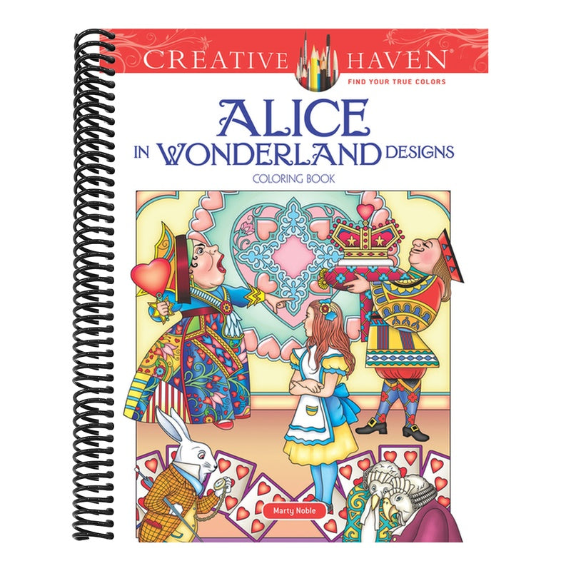 Creative Haven Alice in Wonderland Designs Coloring Book