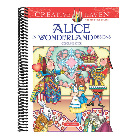 Creative Haven Alice in Wonderland Designs Coloring Book