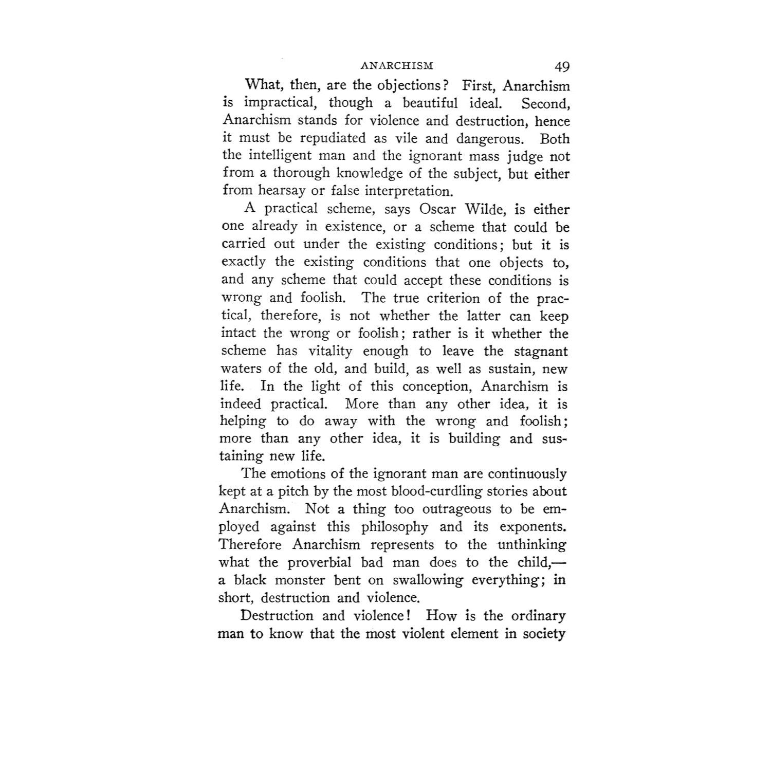Anarchism and Other Essays