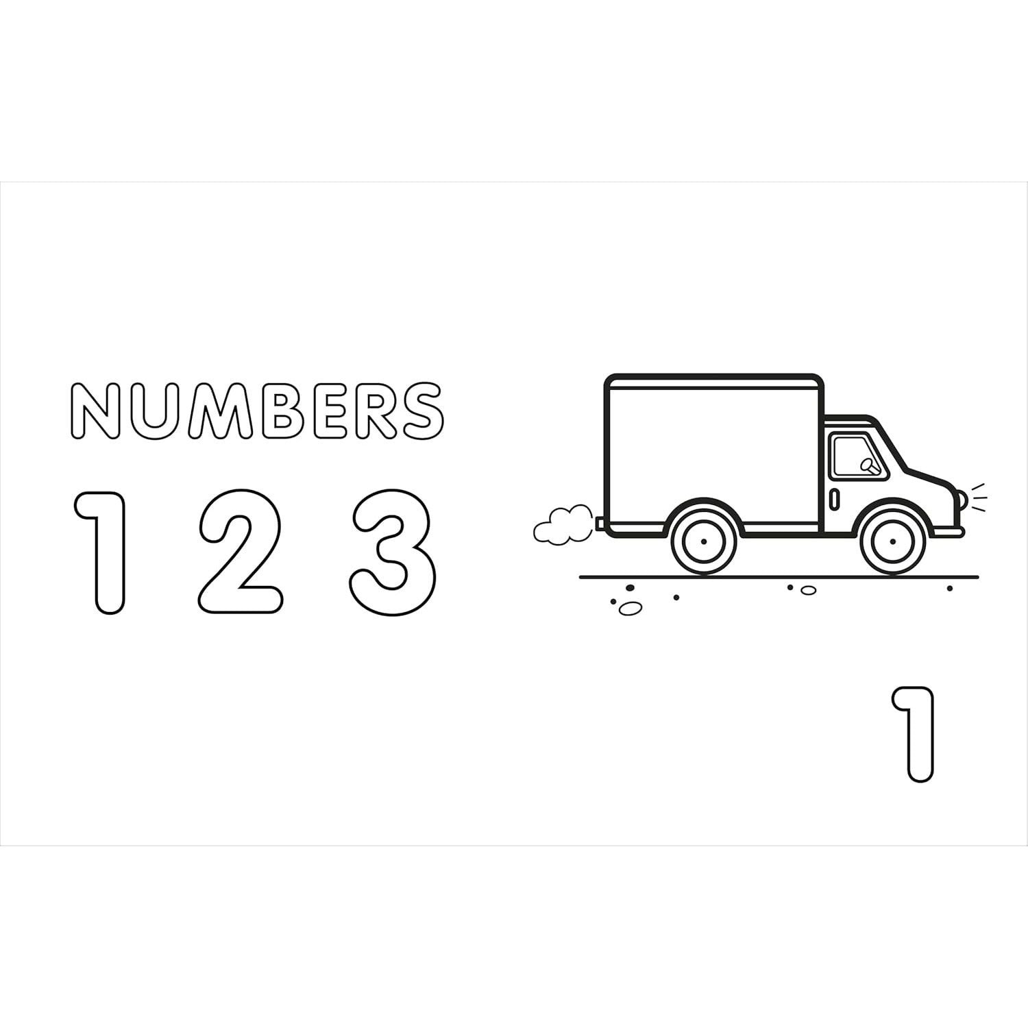 My First Toddler Coloring Book: Fun with Numbers, Letters, Shapes, Colors, and Animals! (Kids Coloring Activity Books) (Spiral Bound)