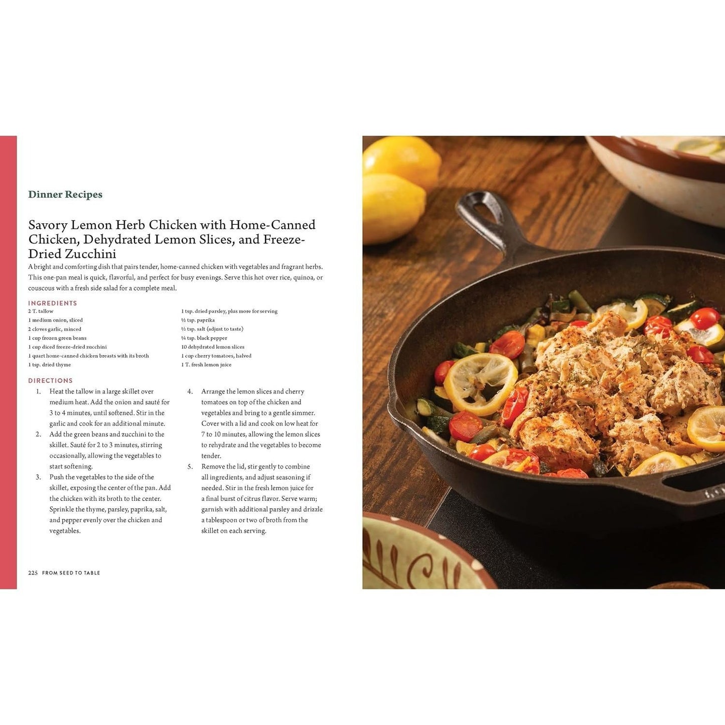 From Seed to Table: A Comprehensive Guide to Gardening, Preserving, and Cooking for Sustainable Living